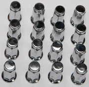 ITP 16/Pk 3/8" 24 Flat Base Chrome Lug Nuts for Powersports
