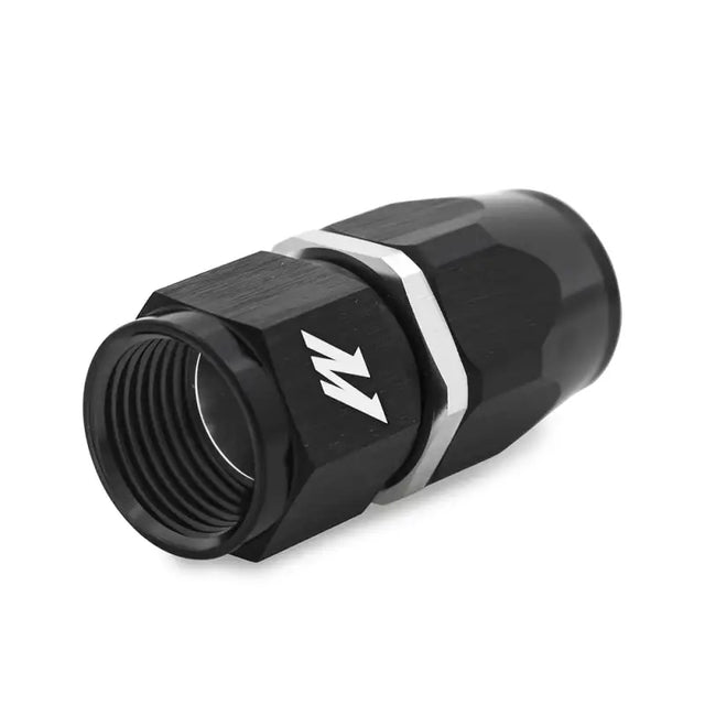 Black aluminum hose fitting for Aluminum -6AN Straight applications