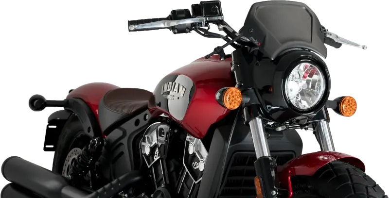 Aluminium Front Plate Black - PUIG