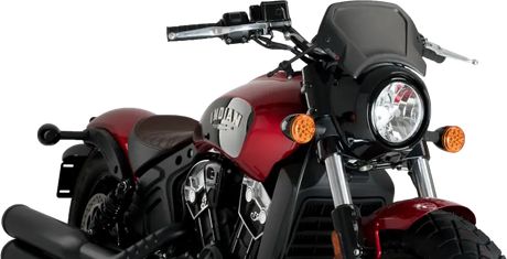 Aluminium Front Plate Black - PUIG