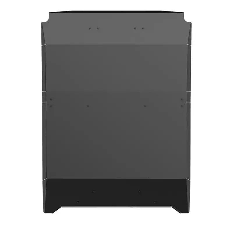 Dark gray aluminum roof panel with black base, perfect for quick RV roof installation