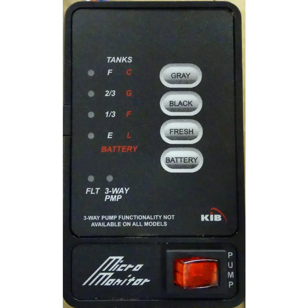 AM.Tech Comp Features LED Display Tank Monitor System Panel M21VB-OS - Blue Retro RV 4N1 Sewer Weight