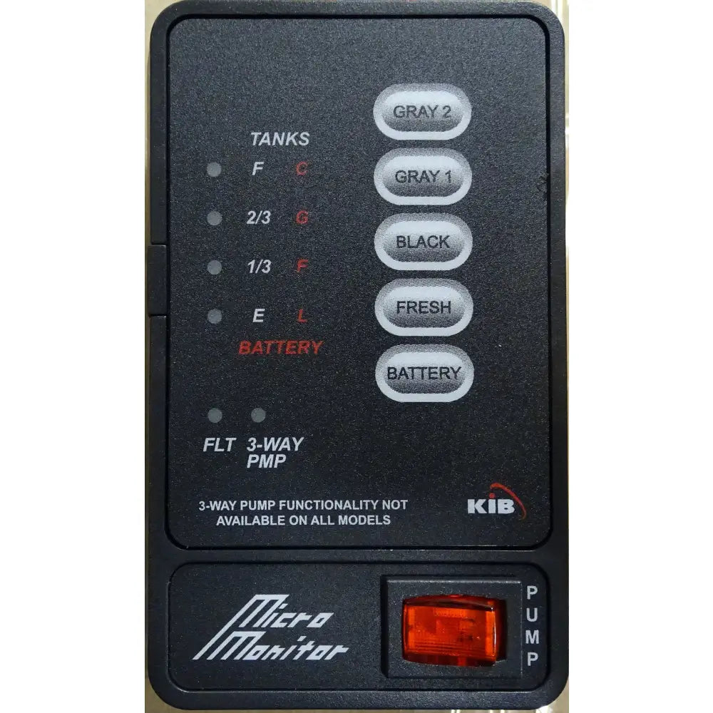 AM.Tech Comp Designed For Durability Tank Monitor System Panel M28VB-OS - Black Vertical G1 G2