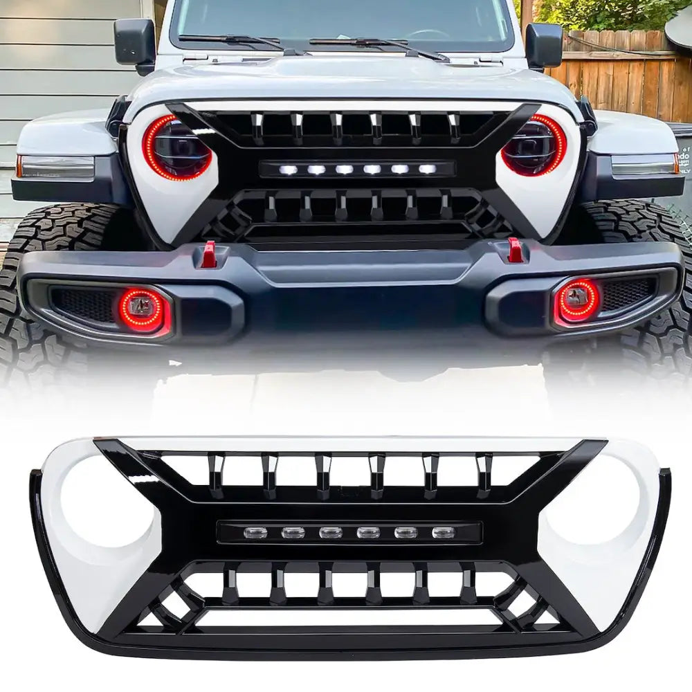 American MOD Aggressive Off-Road Styling Grille Amjpca00127 - Armor OFF-Road Lights