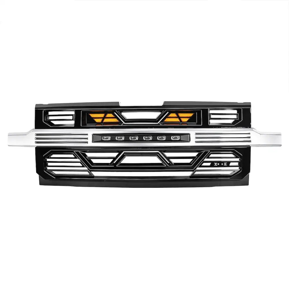American MOD Mean Aggressive Styling Grille Amchca00132 - Armor Front OFF-Road Ligh