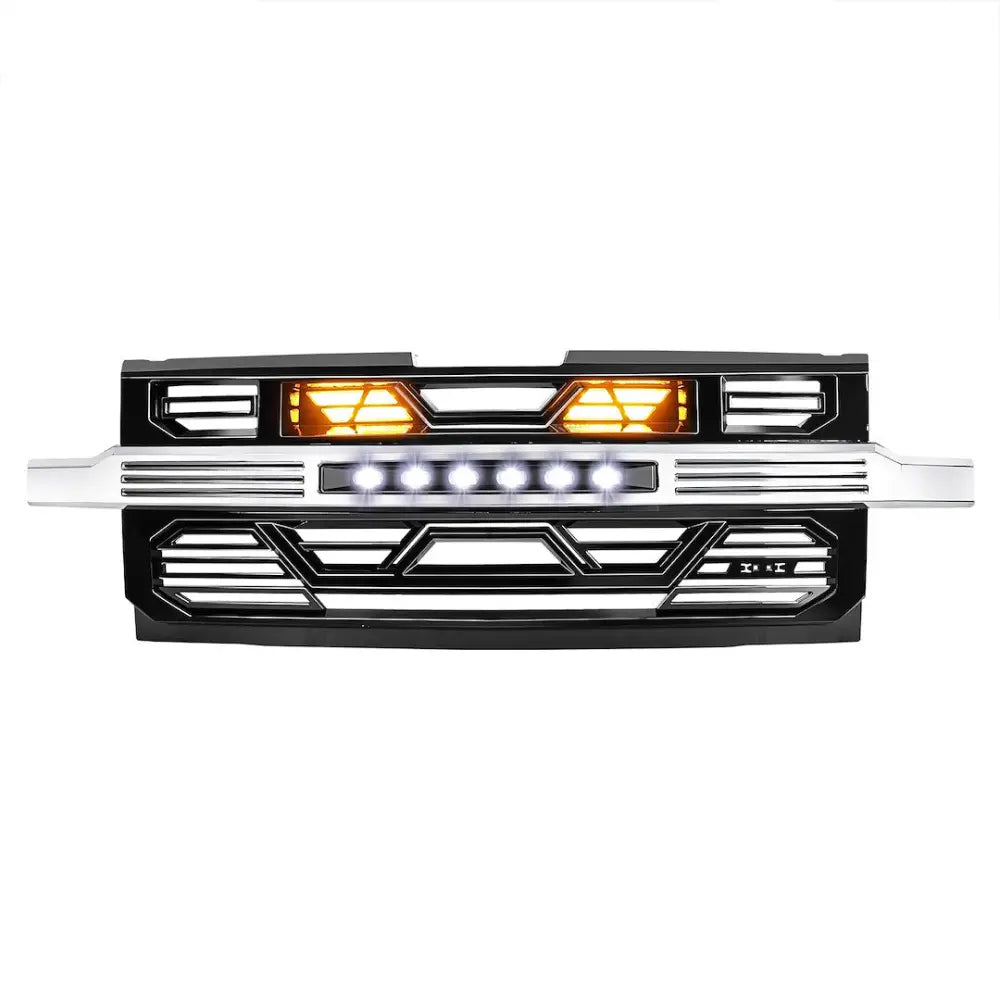 American MOD Mean Aggressive Styling Grille Amchca00132 - Armor Front OFF-Road Ligh