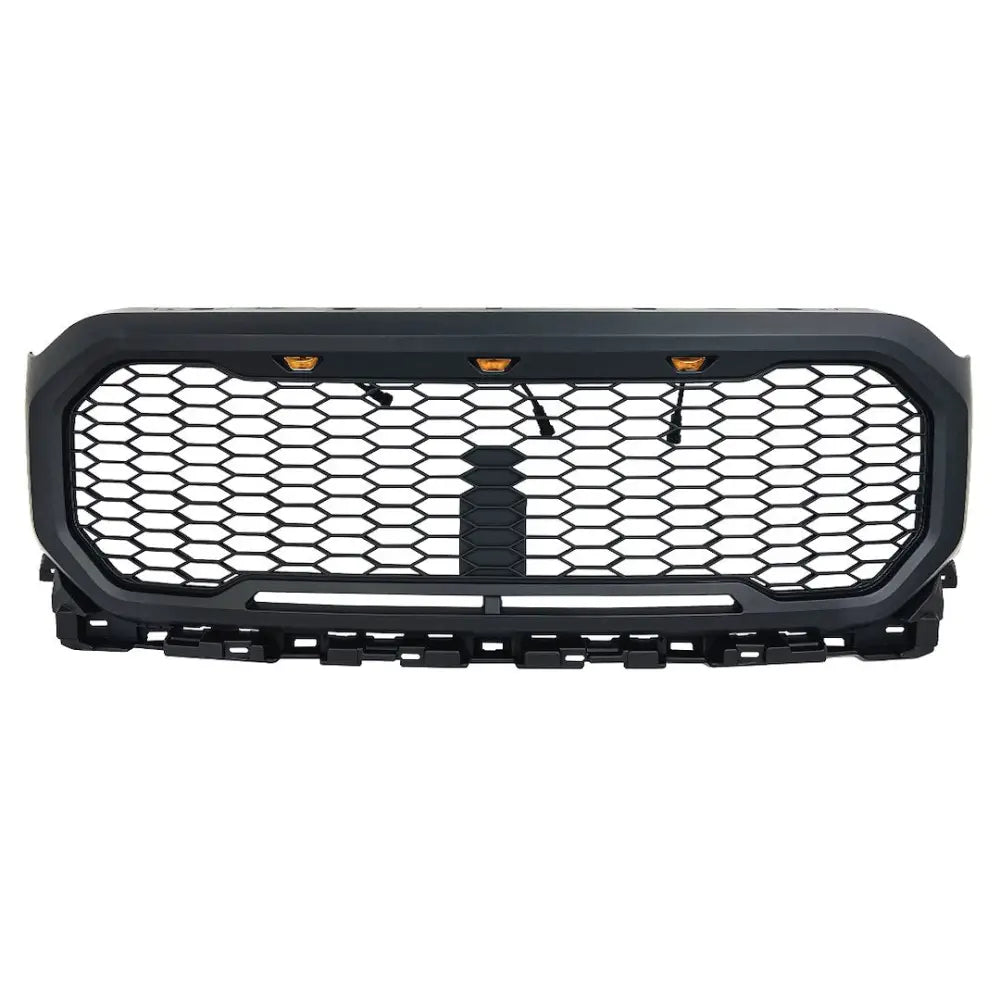 American MOD Mean Aggressive Styling Grille Amfmaa00122 - Mesh Amber Lights