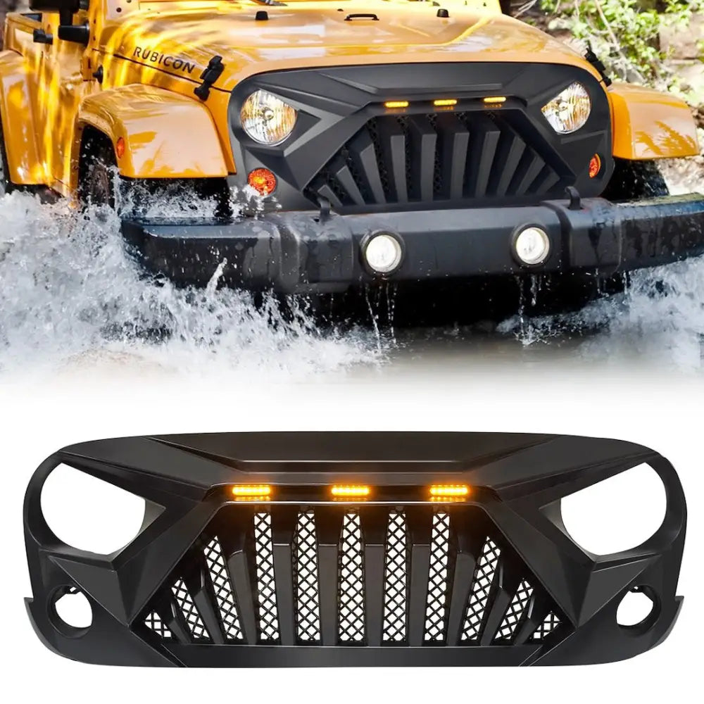 American MOD Unique American Modified Design Grille Amjpaa00122 - Goliath Led Amber Light