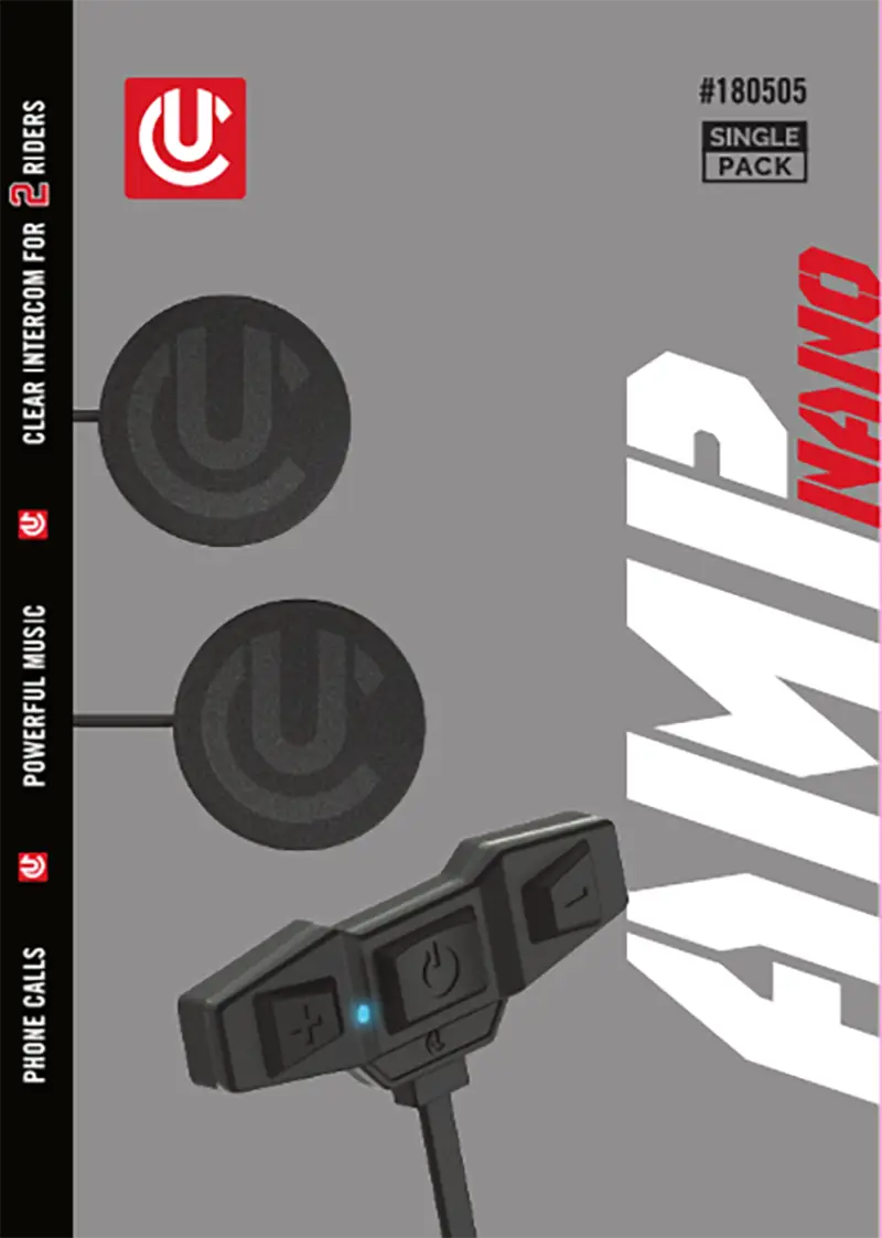 Amp Nano Single Kit Helmet Audio Single Kit - UCLEAR