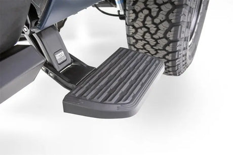 AMP Research 2023 Ford F-250/F-350 Super Duty All Beds Driver Side ONLY BedStep2 - Black - Nerf Bars & Running Boards