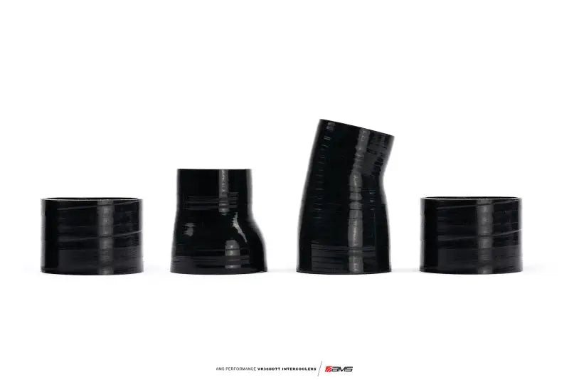 Black silicone couplers for AMS Performance Nissan Z VR30 intercoolers upgrade