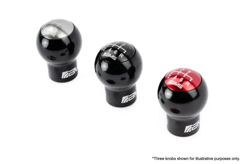 AMS Performance Subaru WRX/STi 6-Speed Billet Shift Knob (Incl Red Black & Gunmetal Cap) - Truck Automotive