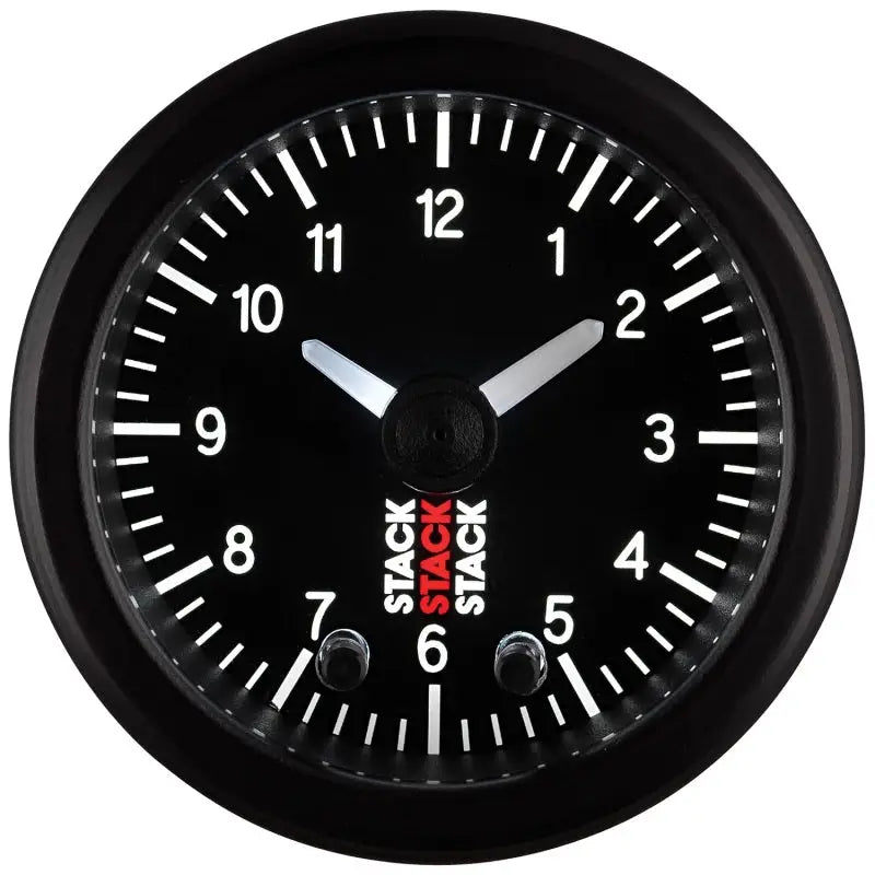 Analog Clock for Auto Meter Gauge - Black (ST3317)