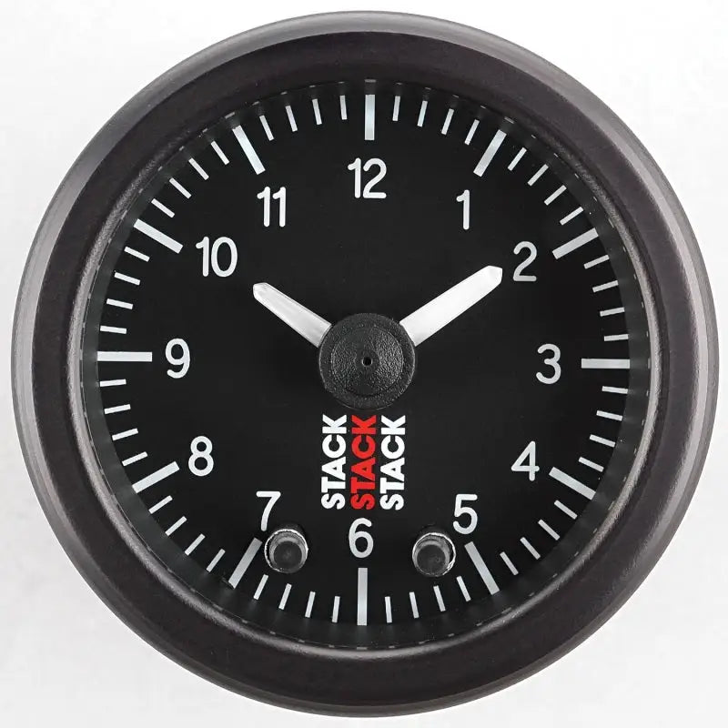 Analog Clock for Auto Meter Gauge - Black (ST3317)