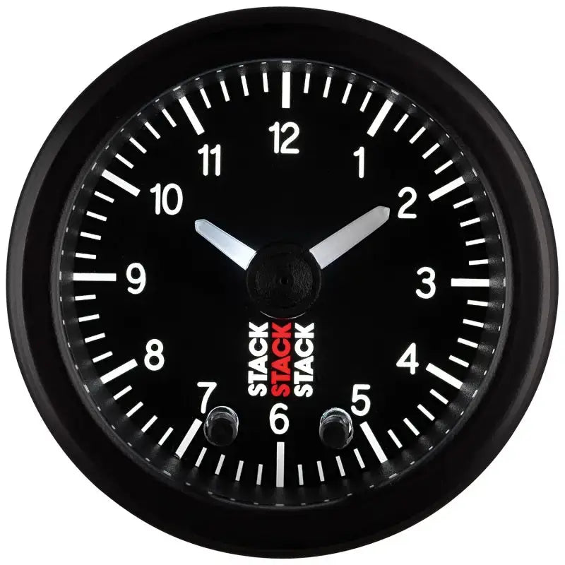 Analog Clock for Auto Meter Gauge - Black (ST3317)