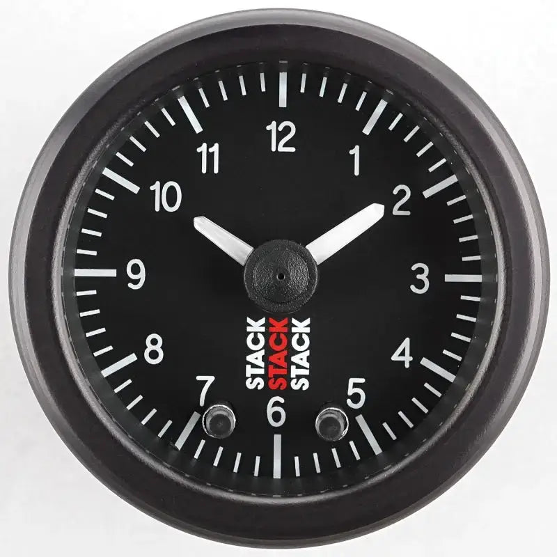 Analog Clock for Auto Meter Gauge - Black (ST3317)