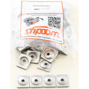Clear plastic bag with square metal washers for ANG-3725-B Angled Digger Support Plate