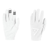 Pair of Answer 23 Aerlite Gloves White Black showing aerlite glove white design