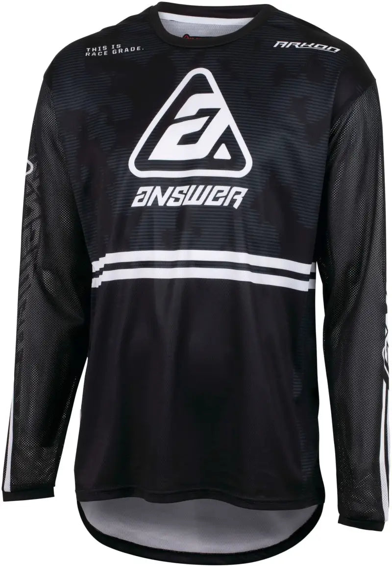Answer 23 Arkon Trials Jersey Black/White/Grey - XL - 447391 - Misc Powersports