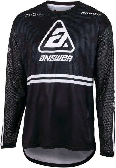 Answer 23 Arkon Trials Jersey Black/White/Grey - XL - 447391 - Misc Powersports