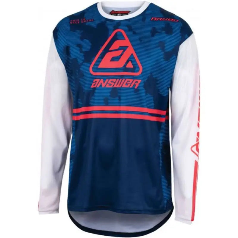 Answer 23 Arkon Trials Jersey Black/White/Grey - XS - 447387 - Misc Powersports