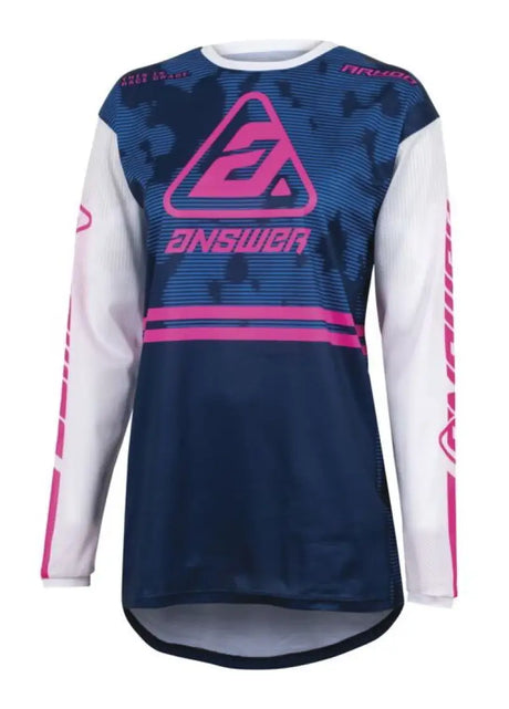Answer 23 Arkon Trials Jersey Blue/White/Magenta Womens - 2XL - 447406 - Misc Powersports