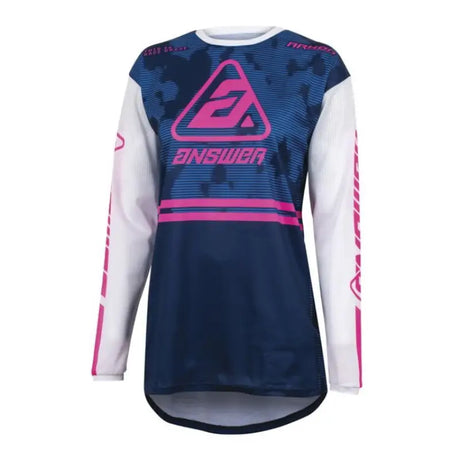 Answer 23 Arkon Trials Jersey Blue/White/Magenta Womens - 2XL - 447406 - Misc Powersports