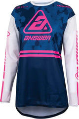 Answer 23 Arkon Trials Jersey Blue/White/Magenta Womens - XL - 447405 - Misc Powersports