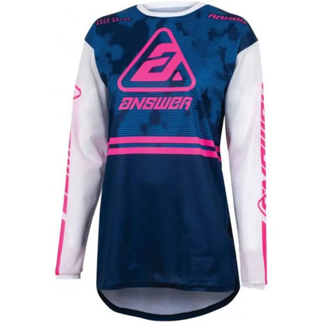 Answer 23 Arkon Trials Jersey Blue/White/Magenta Youth - XS - 447607 - Misc Powersports