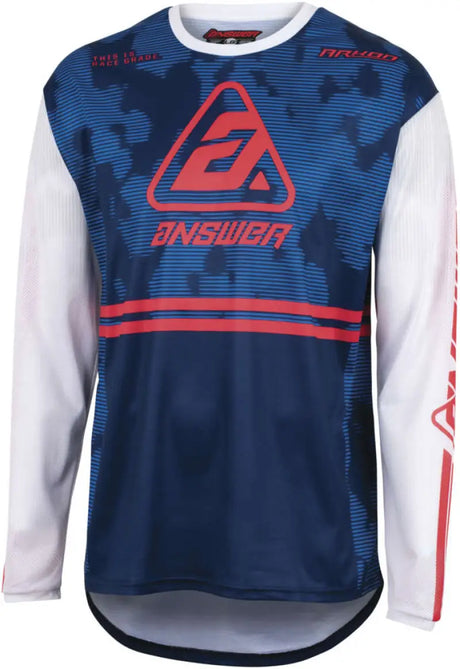 Answer 23 Arkon Trials Jersey Blue/White/Magenta Youth - XS - 447607 - Misc Powersports