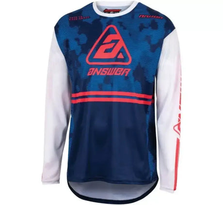 Answer 23 Arkon Trials Jersey Blue/White/Red - Medium - 447375 - Misc Powersports