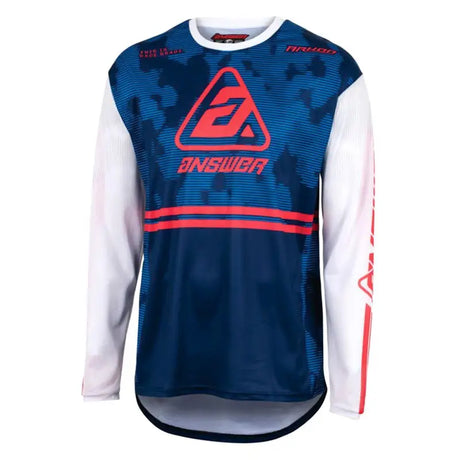 Answer 23 Arkon Trials Jersey Blue/White/Red - XS - 447373 - Misc Powersports