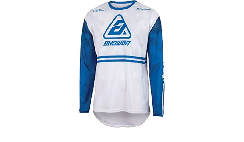 Answer 23 Arkon Trials Jersey Blue/White Youth - Medium - 447573 - Misc Powersports