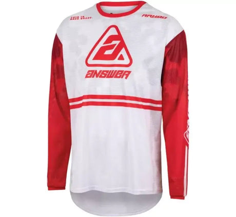 Answer 23 Arkon Trials Jersey Red/White - Medium - 447347 - Misc Powersports