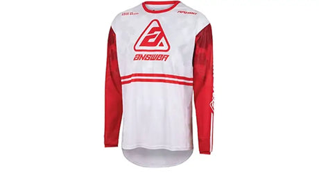 Answer 23 Arkon Trials Jersey Red/White - Medium - 447347 - Misc Powersports