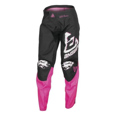 Answer 23 Arkon Trials Pant Black/White/Grey Size - 28 - 447393 - Misc Powersports