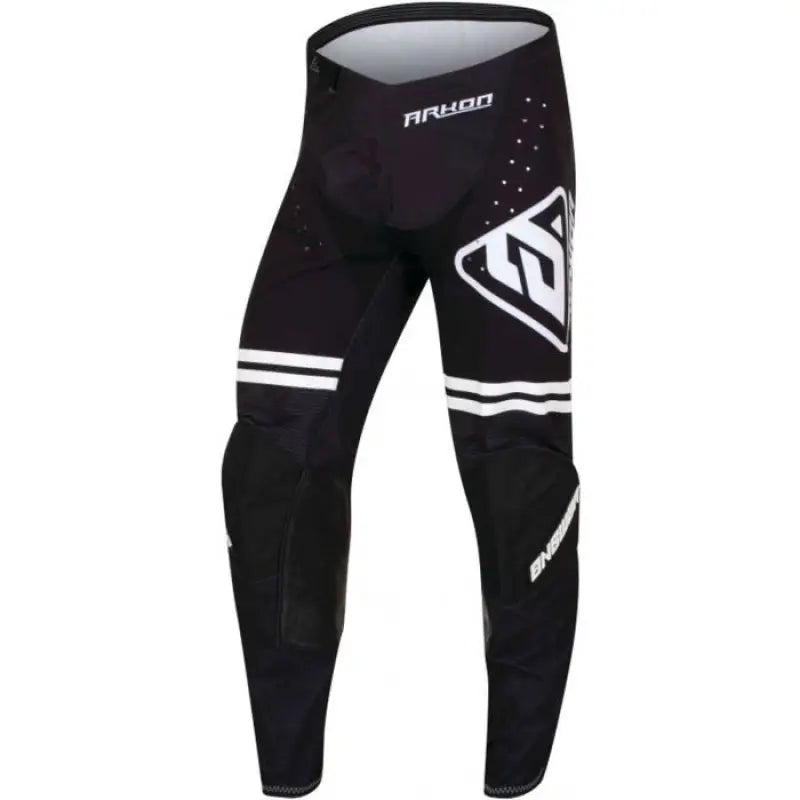 Answer 23 Arkon Trials Pant Black/White/Grey Size - 28 - 447393 - Misc Powersports