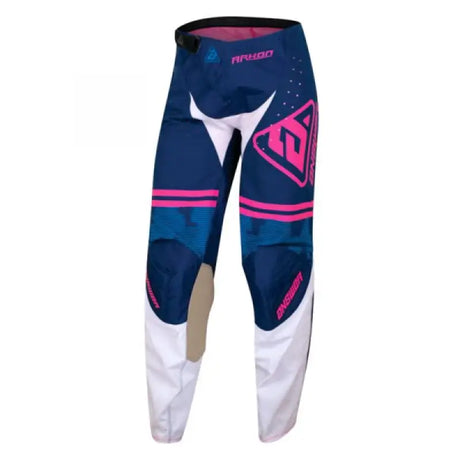 Answer 23 Arkon Trials Pant Blue/White/Magenta Youth Size - 16 - 447612 - Misc Powersports