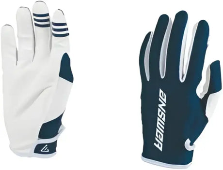 Answer 23 Ascent Glove Navy White XS showing navy white ascent glove style