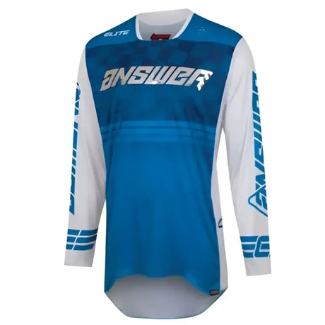 Answer 23 Elite Finale Jersey Blue/White/Silver - Large - 447432 - Misc Powersports