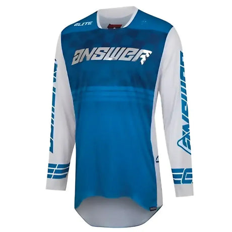 Answer 23 Elite Finale Jersey Blue/White/Silver - Large - 447432 - Misc Powersports