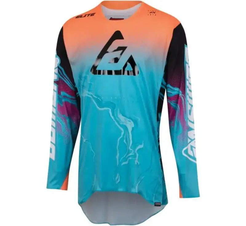 Answer 23 Elite Fusion Jersey Astana/Orange/Rhodamine - Medium - 447473 - Misc Powersports