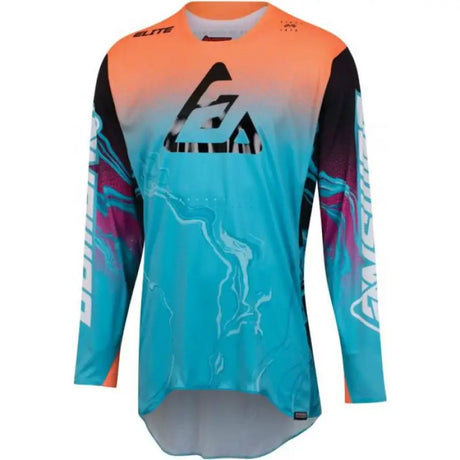 Answer 23 Elite Fusion Jersey Astana/Orange/Rhodamine - XS - 447471 - Misc Powersports