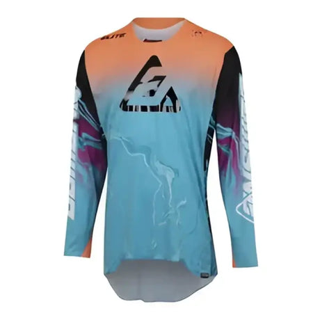 Answer 23 Elite Fusion Jersey Astana/Orange/Rhodamine Youth - Large - 447629 - Misc Powersports