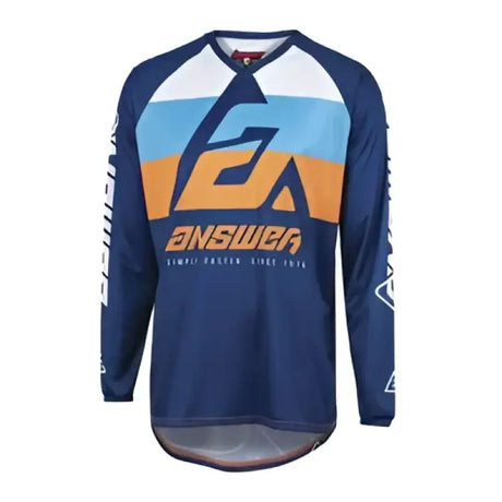 Answer 23 Elite Fusion Jersey Astana/Orange/Rhodamine Youth - Large - 447629 - Misc Powersports