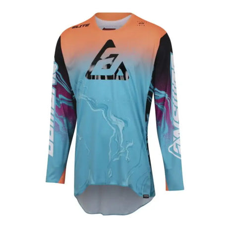 Answer 23 Elite Fusion Jersey Astana/Orange/Rhodamine Youth - Large - 447629 - Misc Powersports