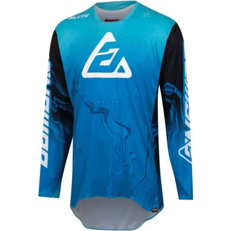 Answer 23 Elite Fusion Jersey Blue/Black/White - XS - 447485 - Misc Powersports