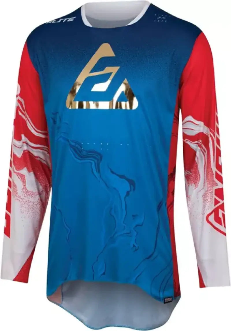 Answer 23 Elite Fusion Jersey Red/White/Blue - Large - 447460 - Misc Powersports