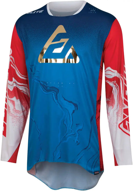 Answer 23 Elite Fusion Jersey Red/White/Blue Youth - XL - 447622 - Misc Powersports