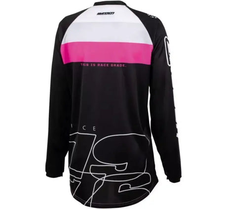Answer 23 Syncron CC Jersey Black/White/Rhodamine Womens - Medium - 447333 - Misc Powersports